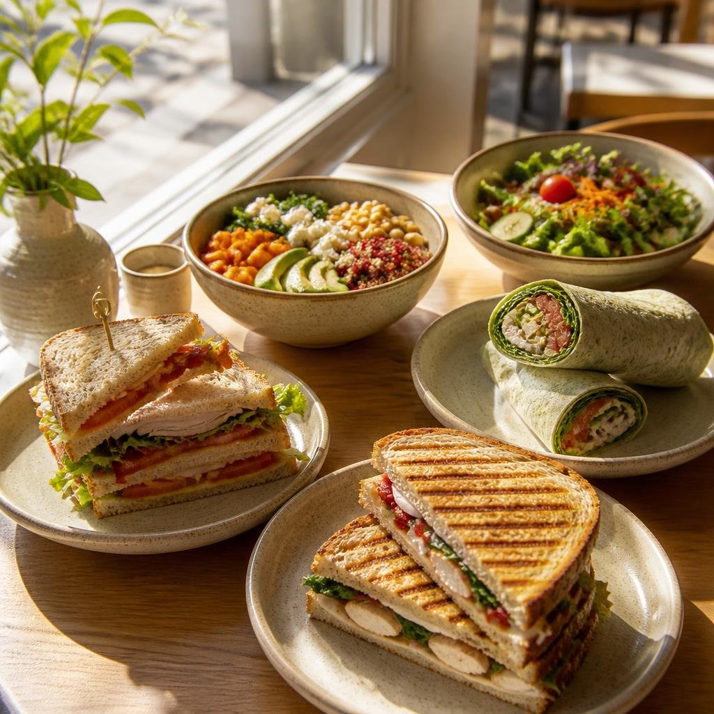 Fresh all day food selection